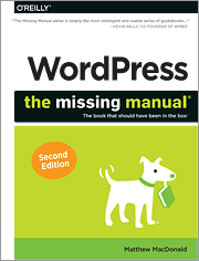 WordPress: The Missing Manual cover